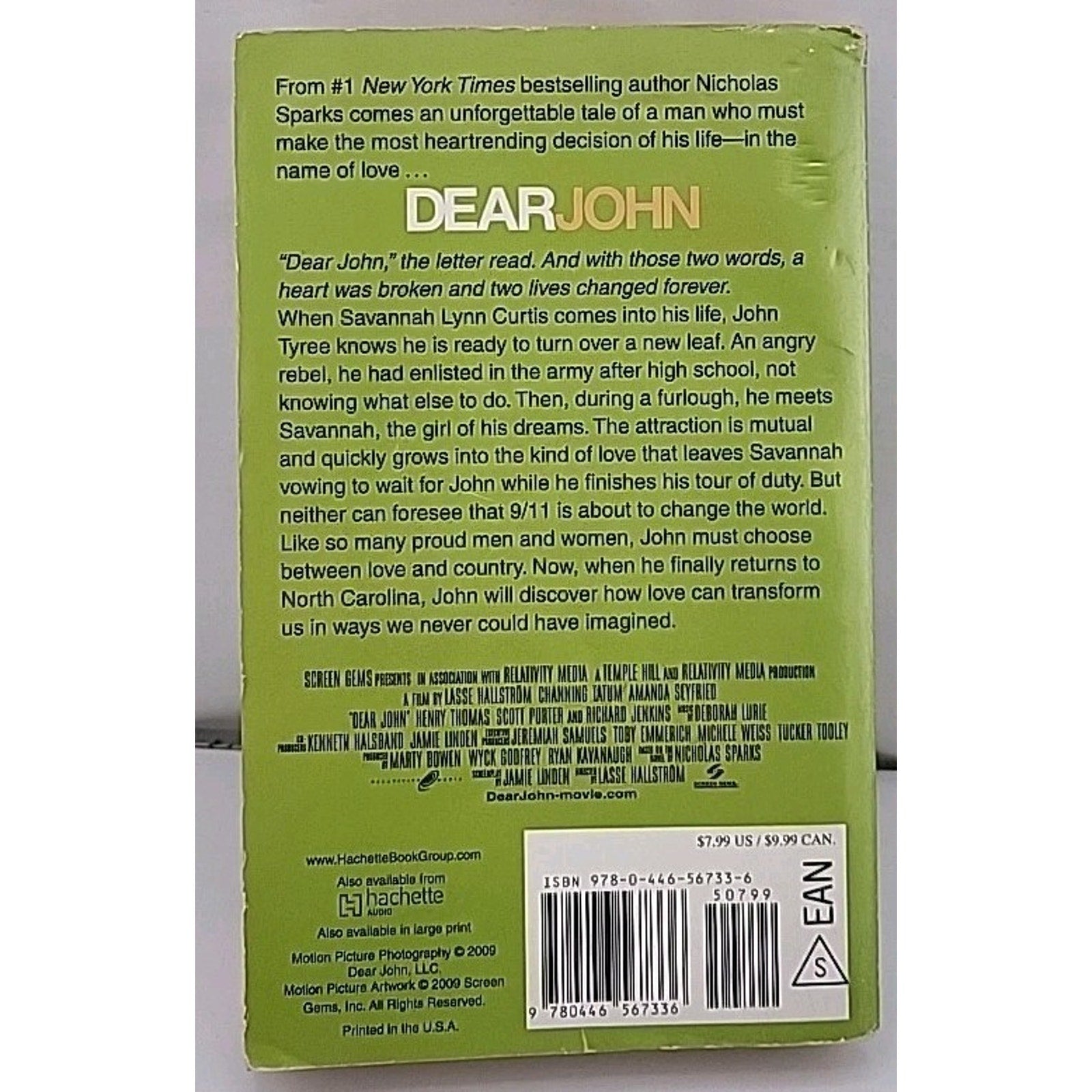 Dear John by Nicholas Sparks (2009, Mass Market)