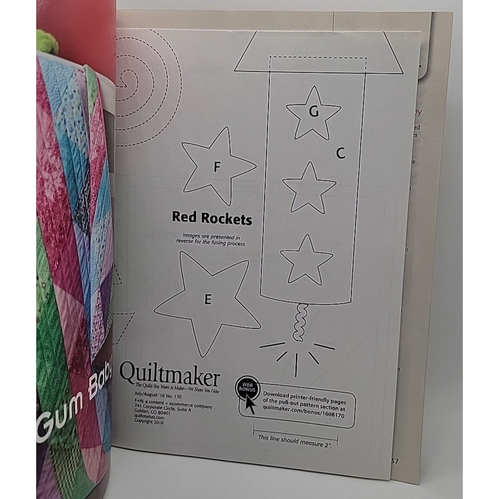 July/Aug 2016 Quiltmaker Magazine