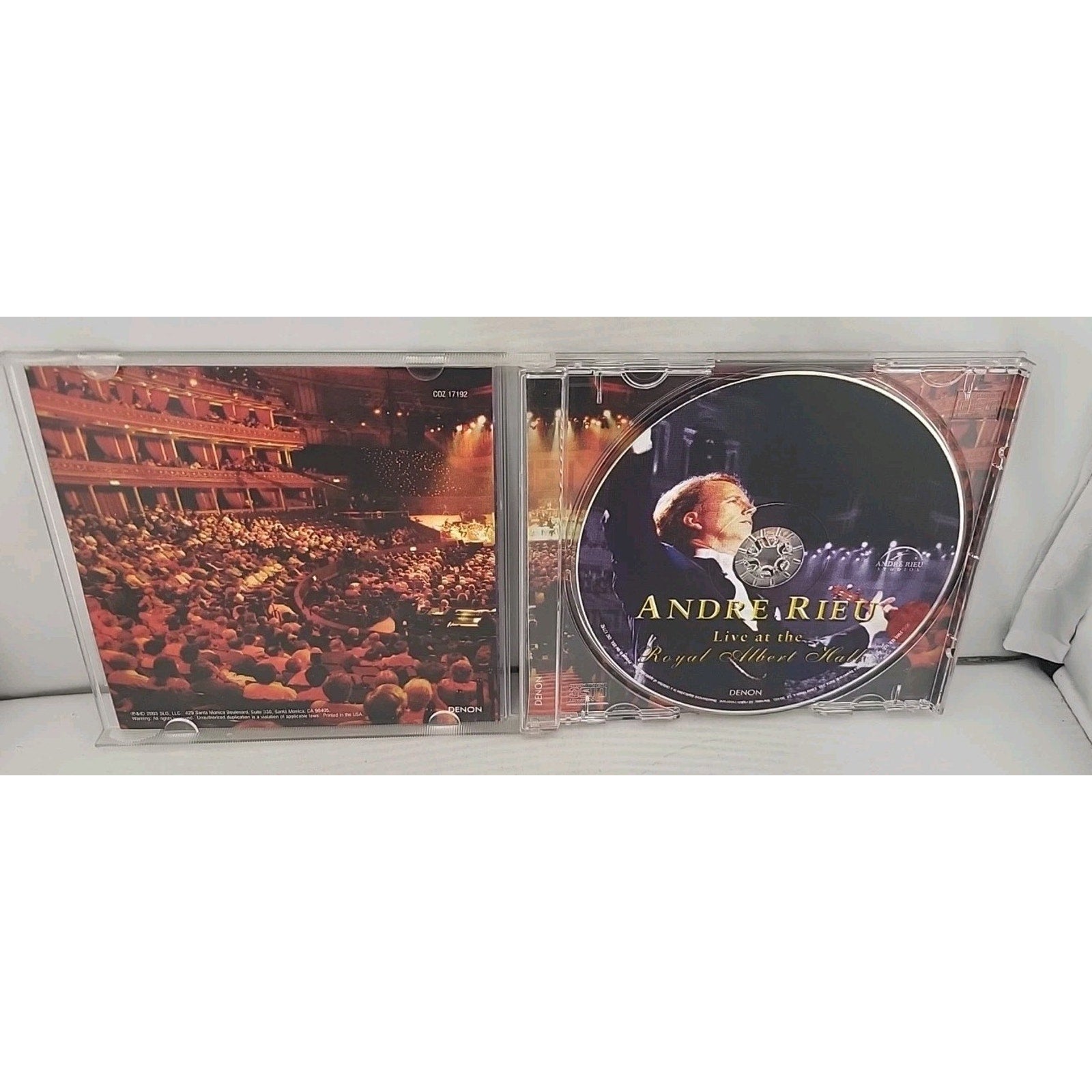 Live at Royal Albert Hall by Rieu, Andre (CD, 2003)