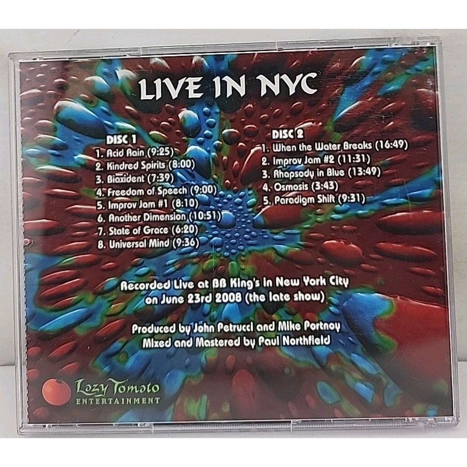 Liquid Tension Experiment Live In NYC CD