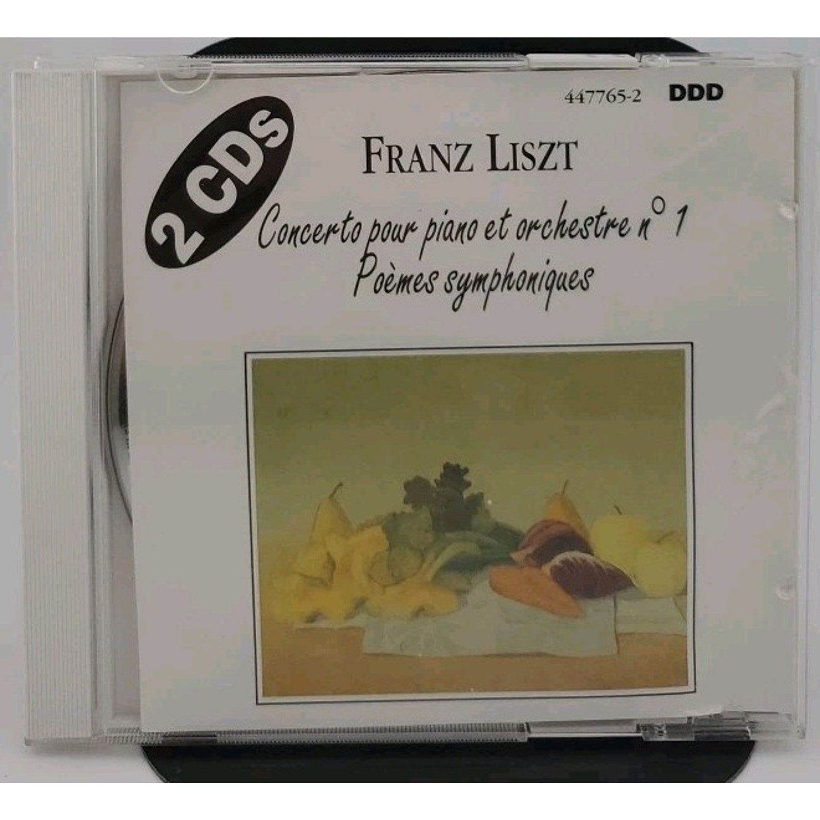 Franz Liszt : Concertos Pour Piano Nº 1 & 2 CD 1984 Erato Francois-Rene Duchable