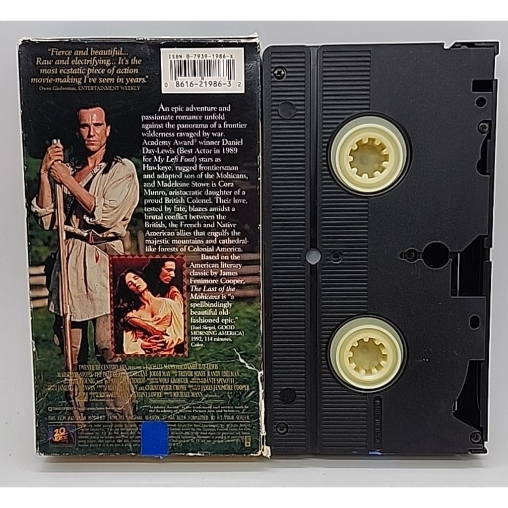 The Last of the Mohicans (VHS, 1993) Premiere Series