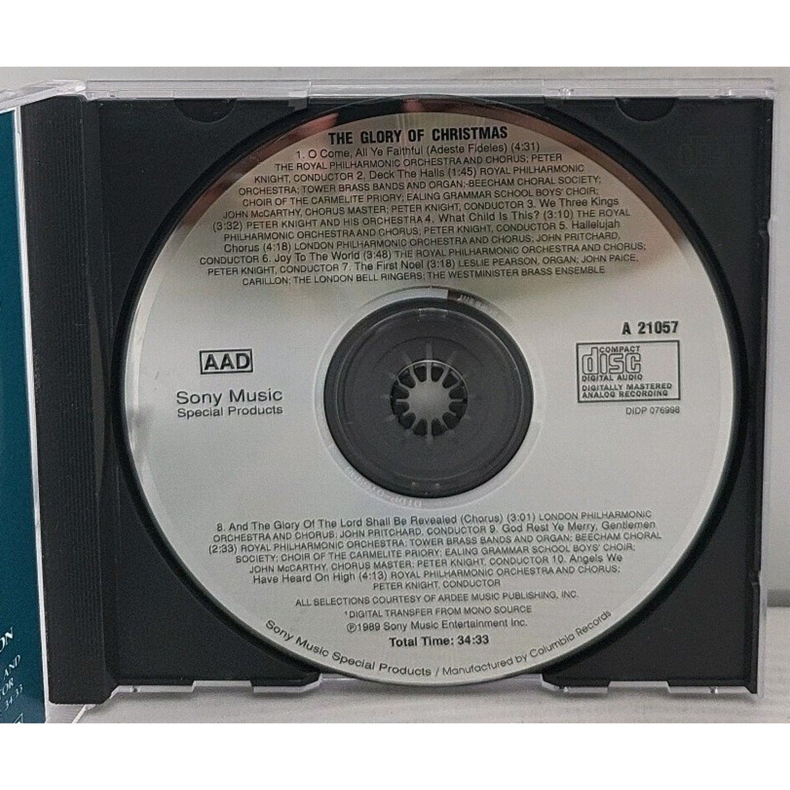 The Glory of Christmas by Various Artists (CD, Feb-1992, Sony Music Special...