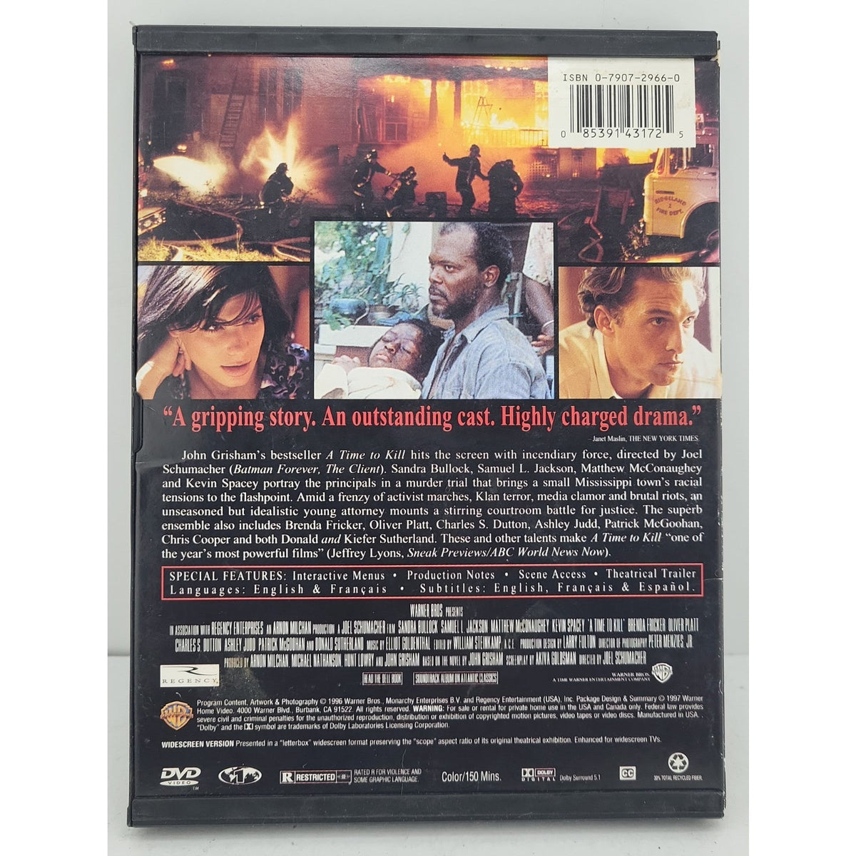 Time to Kill (1996) (DVD, 1996)