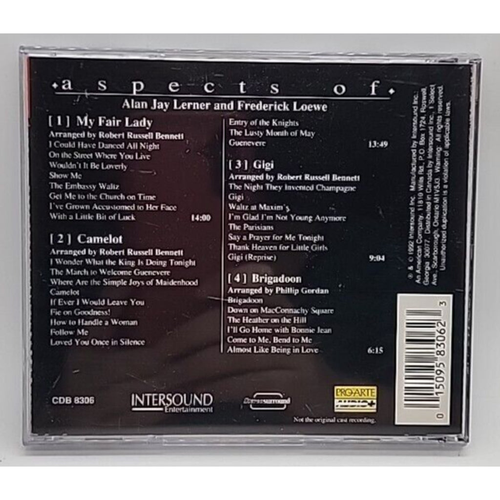 Lerner & Lowe by Paul Freeman (Conductor) (CD, Sep-1993, Compendia Music Group)