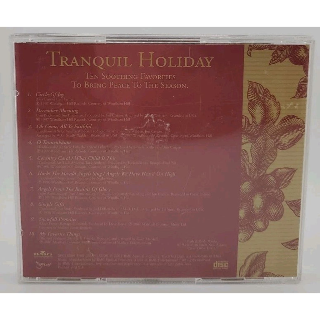Tranquil Holiday- Ten Soothing Favorites To Bring Peace To The Season CD