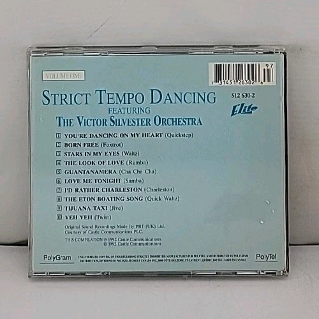Strict Tempo Dancing - The Victor Silvester Orchestra (CD, 1990) VOL 1