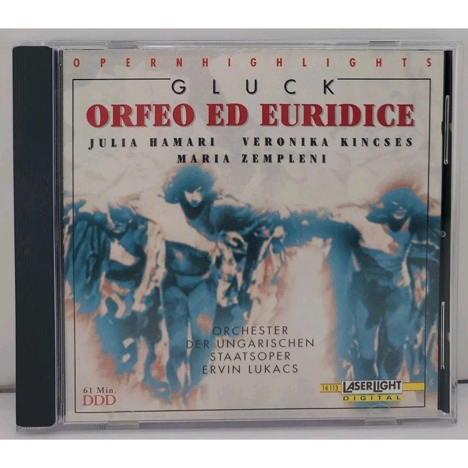 Orfeo & Eurydice-Hlts by C.W. Gluck Von (CD, 1994)