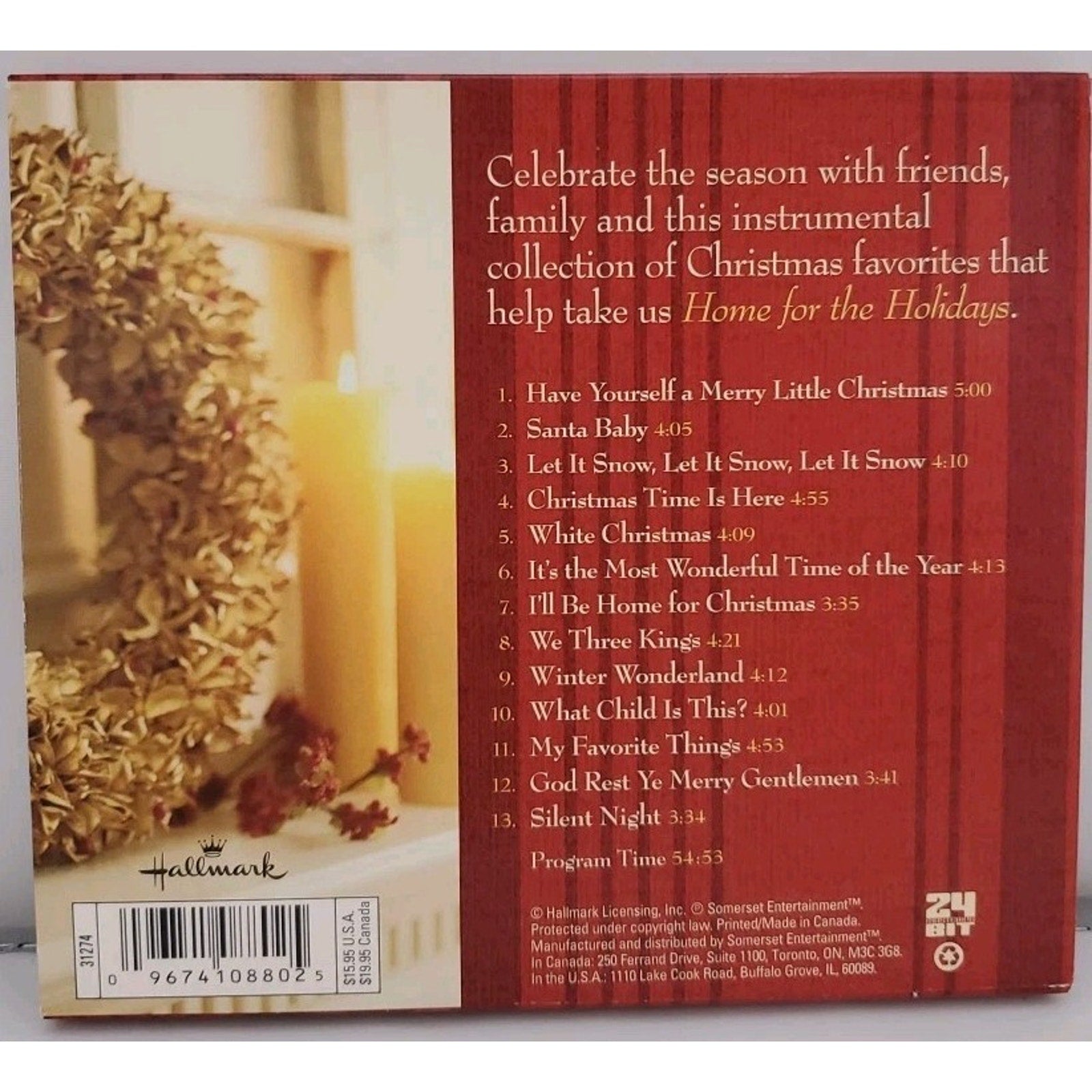 Piano-led jazz trio [Performer], Home for the Holidays (Hallmark) (CD)