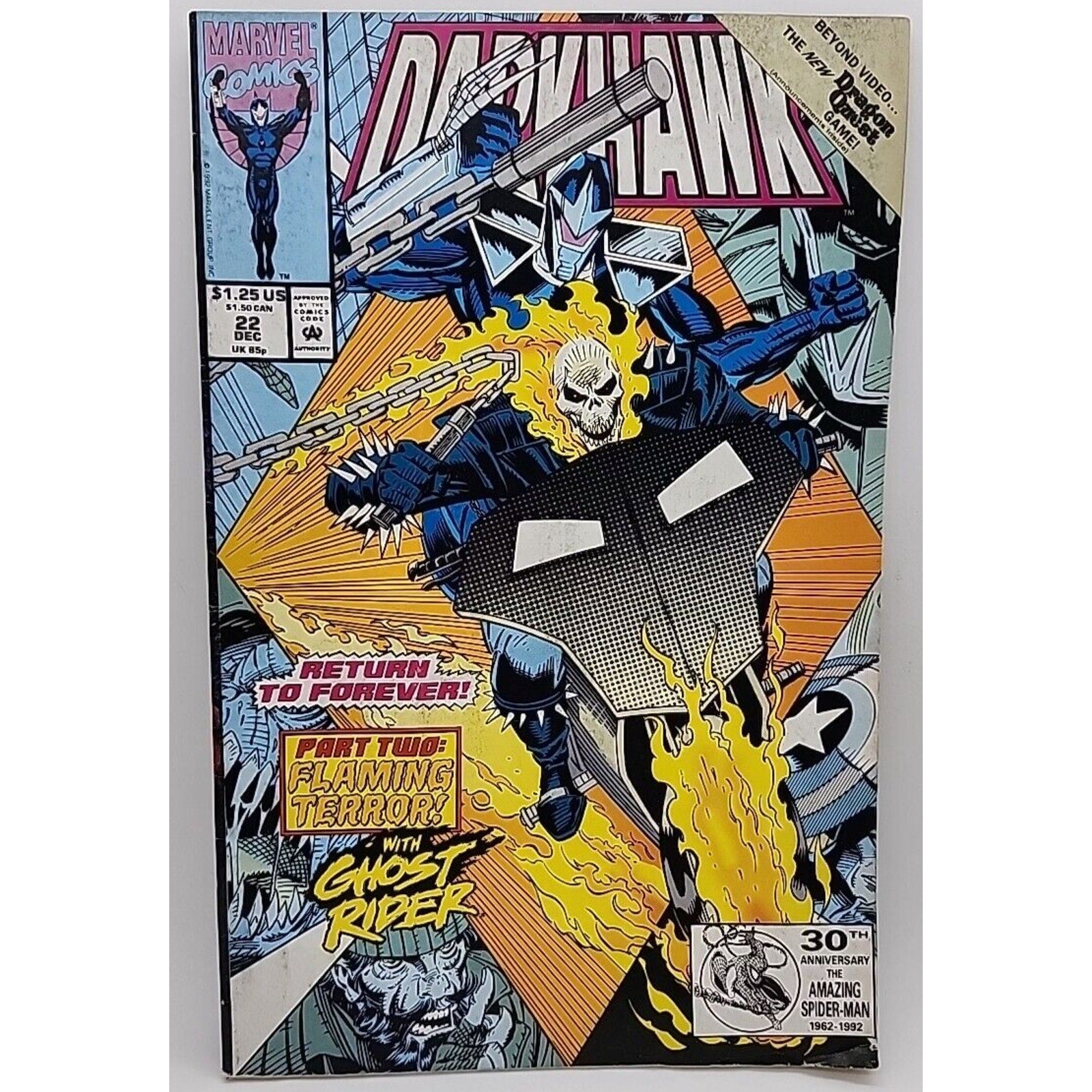 Darkhawk #22 1992 Marvel Comic Book