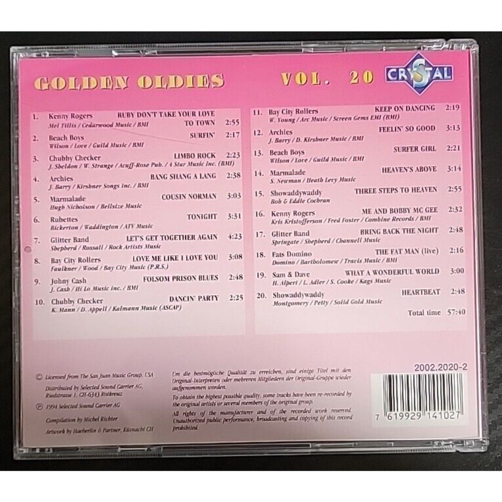 Golden Oldies Vol. 20 (CD)