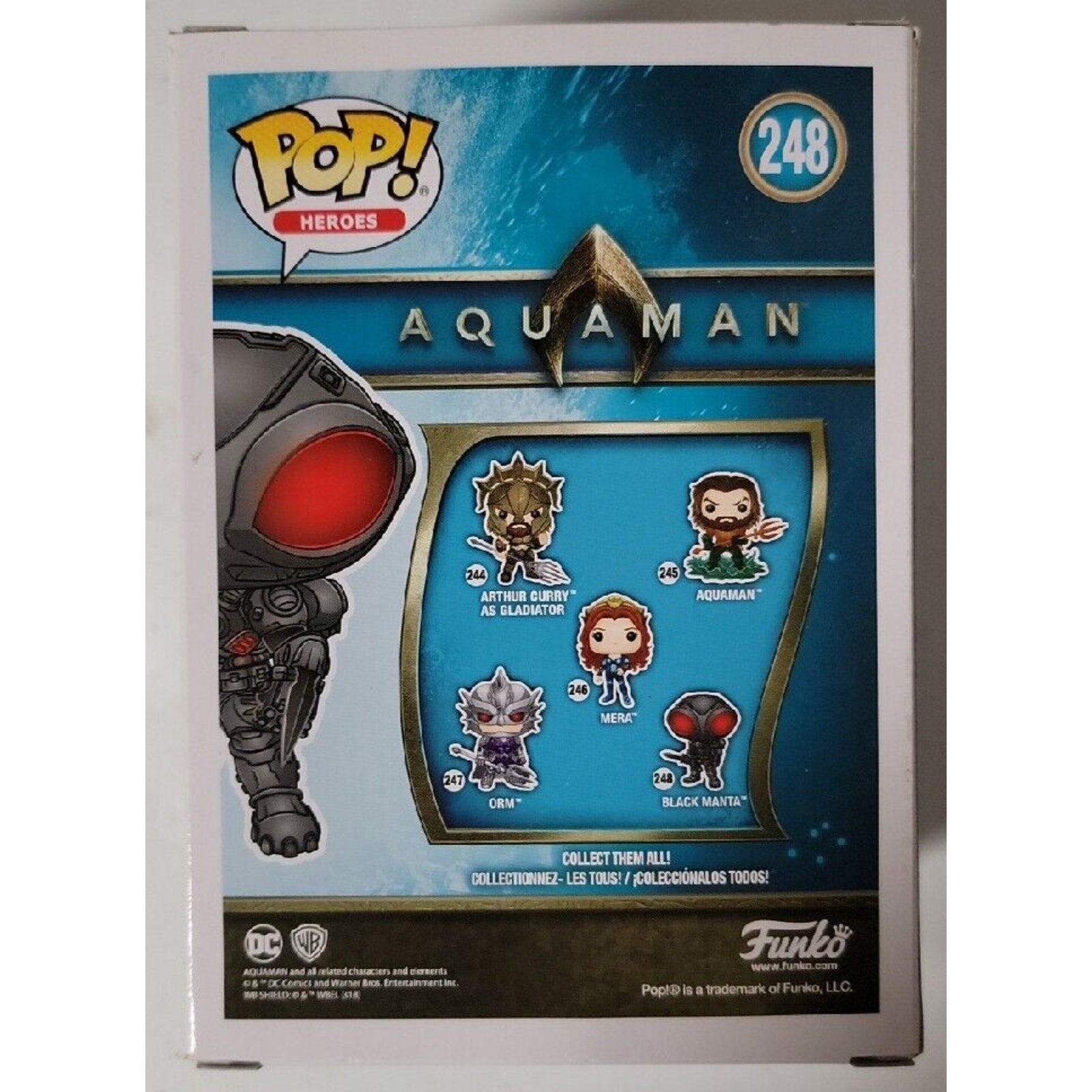 Funko Pop! Black Manta Aquaman Series Vinyl Figure #248