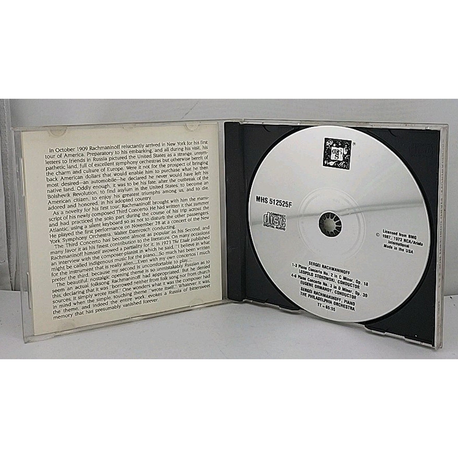 Sergei Rachmaninoff Piano Concerti Nos. 2 And 3 CD