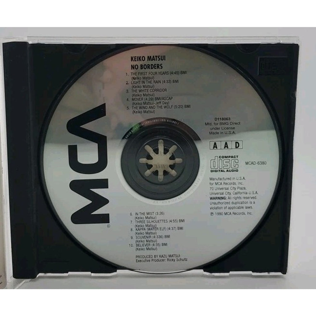 No Borders by Keiko Matsui (CD, Feb-1997, MCA)