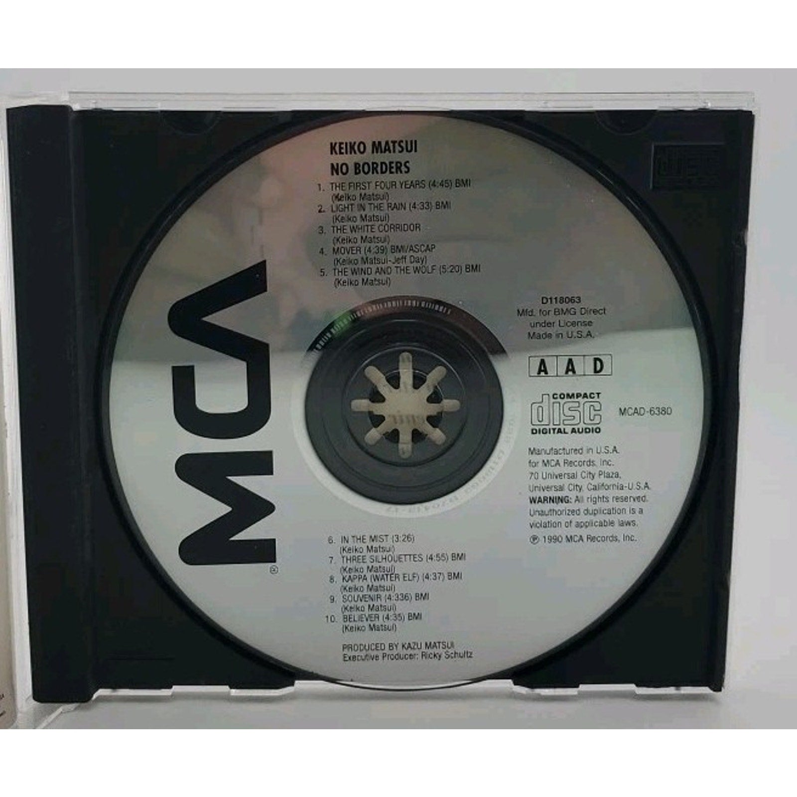 No Borders by Keiko Matsui (CD, Feb-1997, MCA)