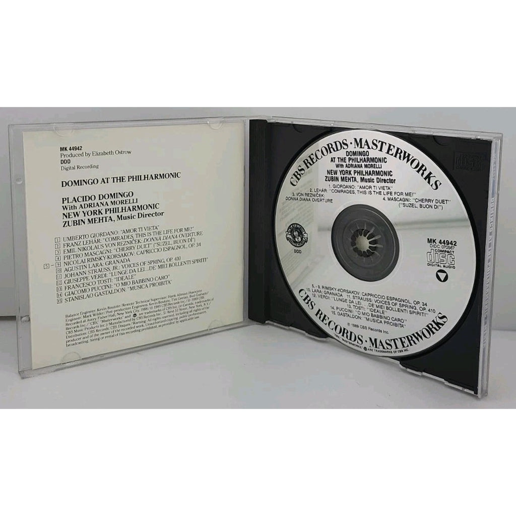 Domingo at the Philharmonic CD - Adriana Morelli, Zubin Mehta 1989