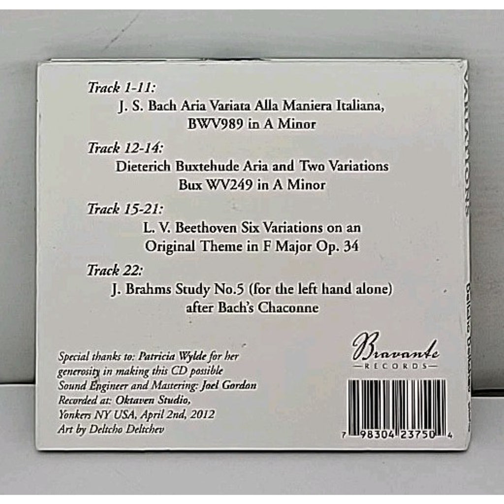 Variations - Deltcho Deltchev Piano CD
