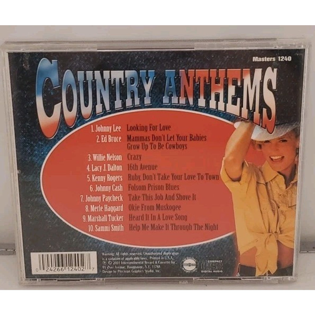 Country Anthems by Various (CD, 2001)