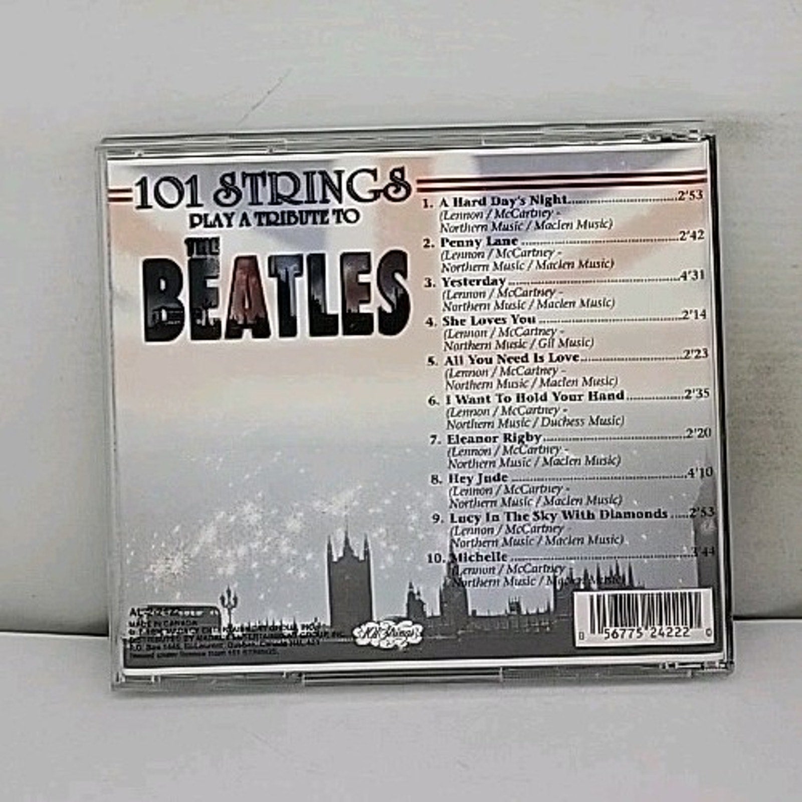 Tribute to the Beatles by 101 Strings (CD, 1996)