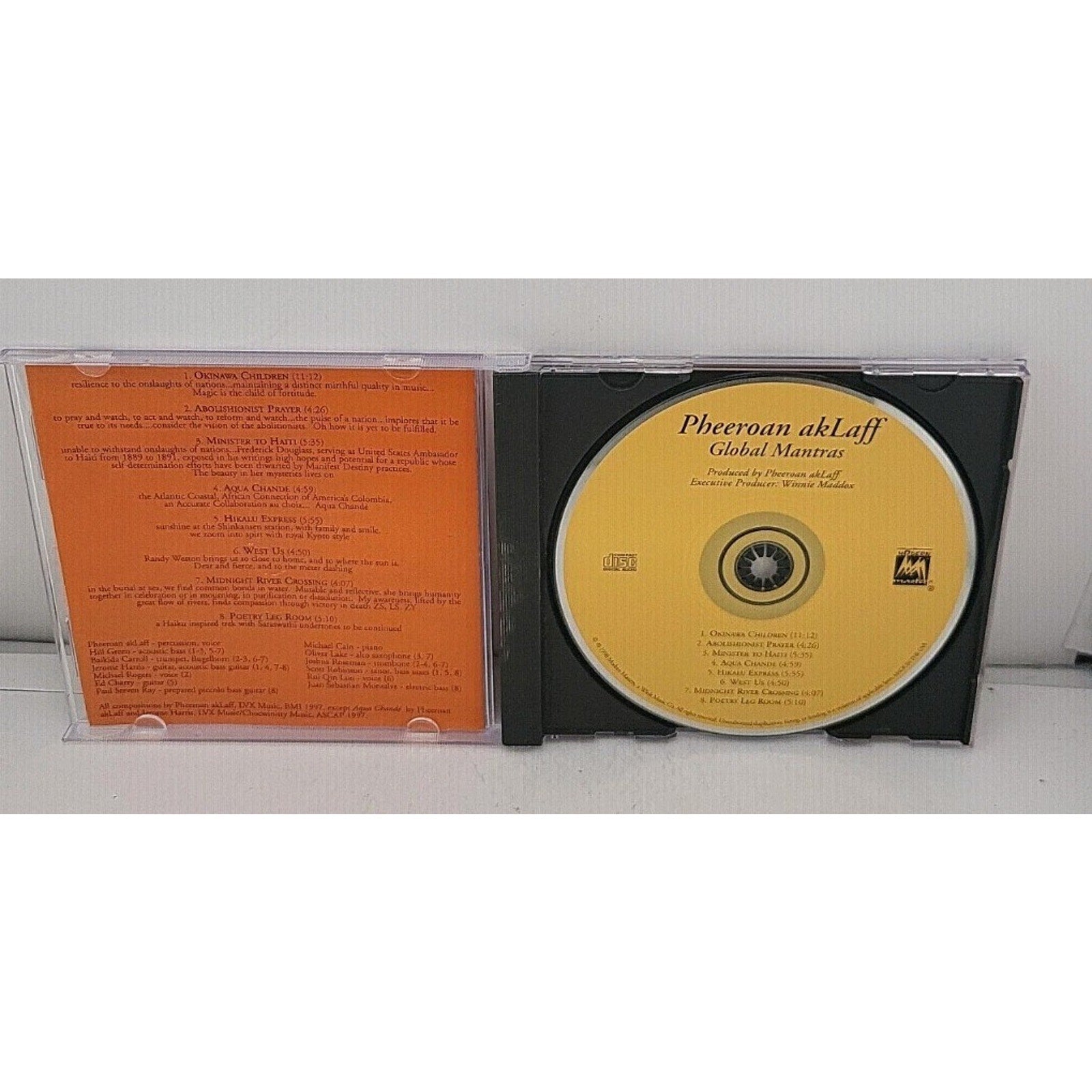 Global Mantras by Pheeroan akLaff (CD, 1998, Modernmasters)