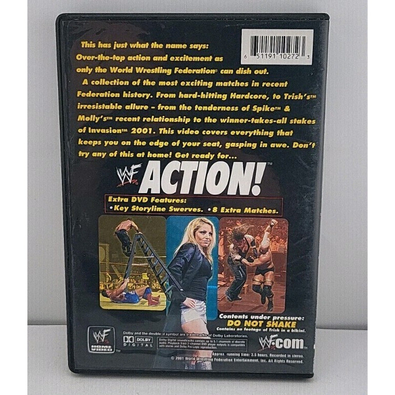 WWF - Action (DVD, 2001)
