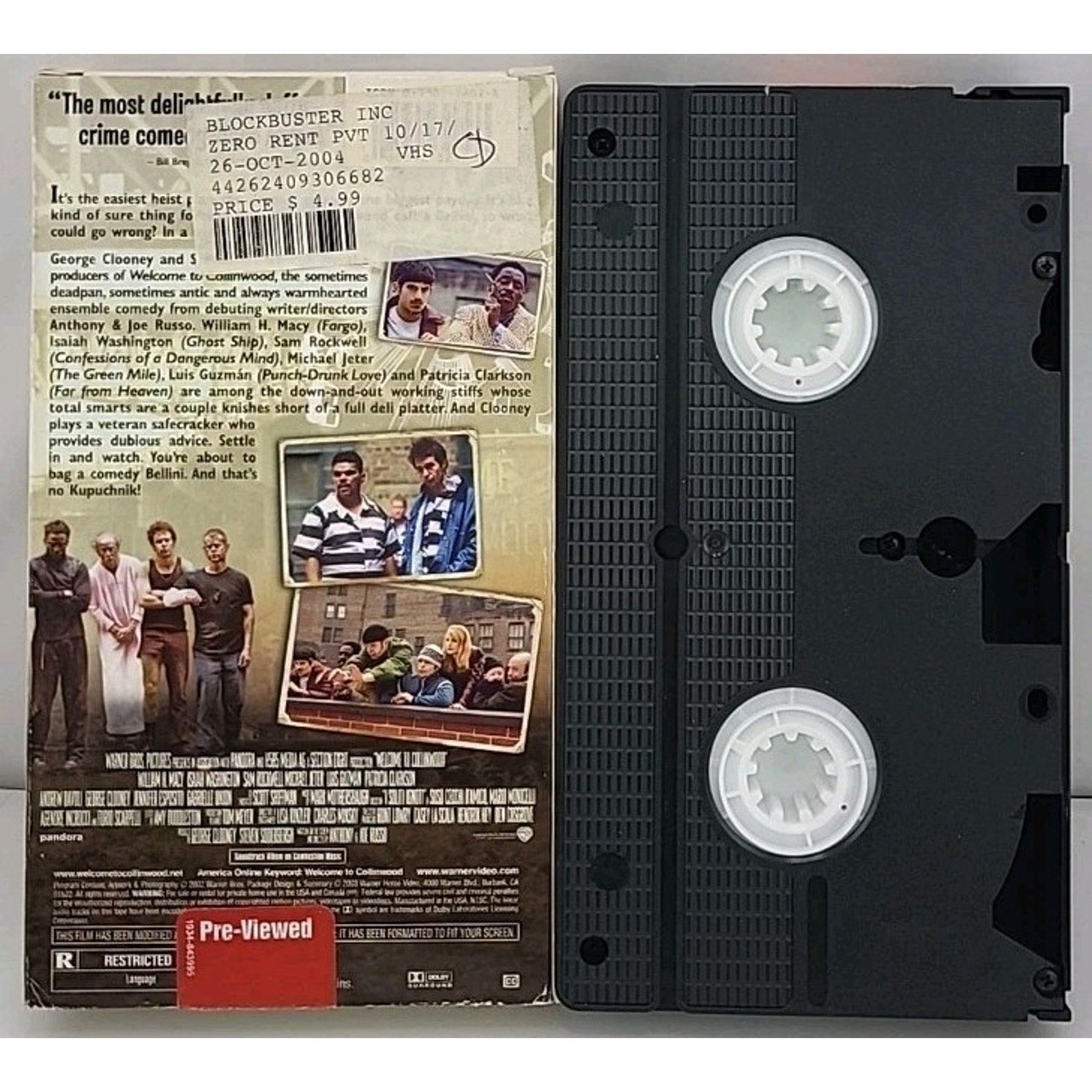 Welcome to Collinwood (VHS, 2003)