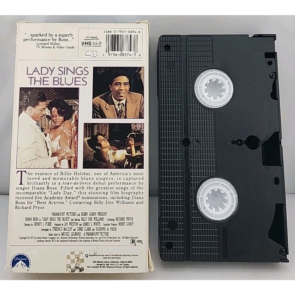 Lady Sings the Blues (VHS, 1992, 2-Tape Set)