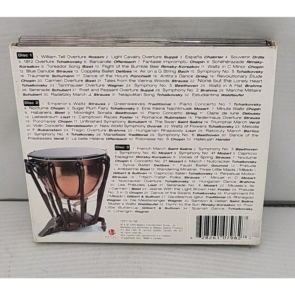 100 All Time Classical Favorites by Various (CD, 2005) 3 Disc