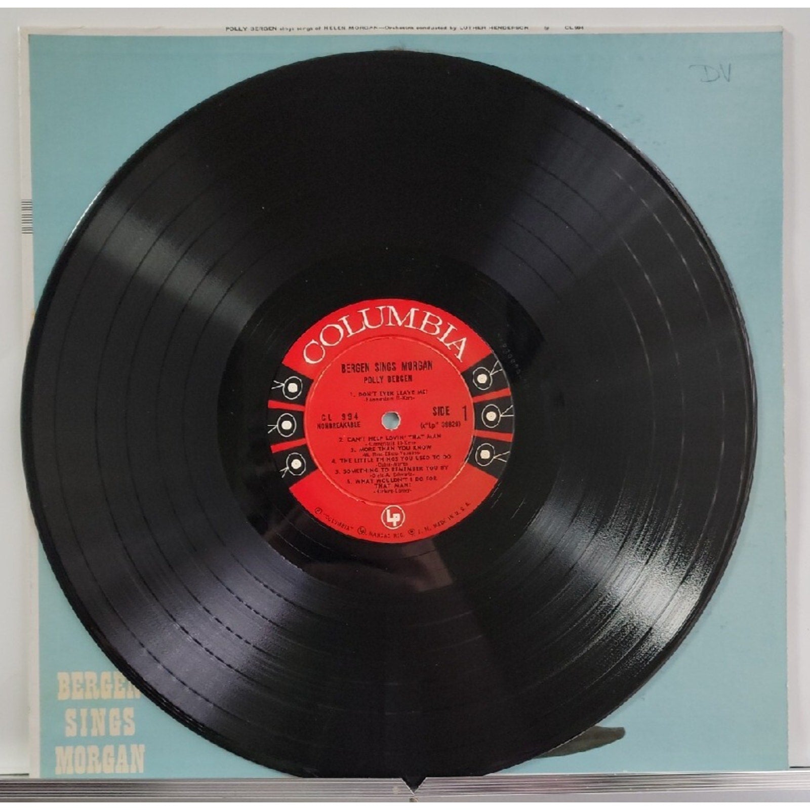 Polly Bergen Bergen Sings Morgan (Record)