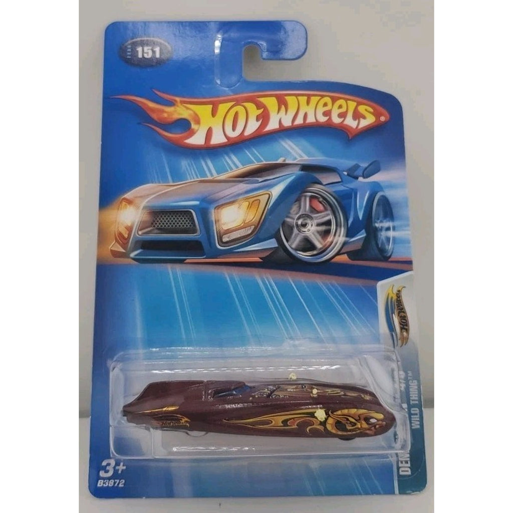 Hot Wheels Demonition 4/5 Wild Thing 2004 #151 Red