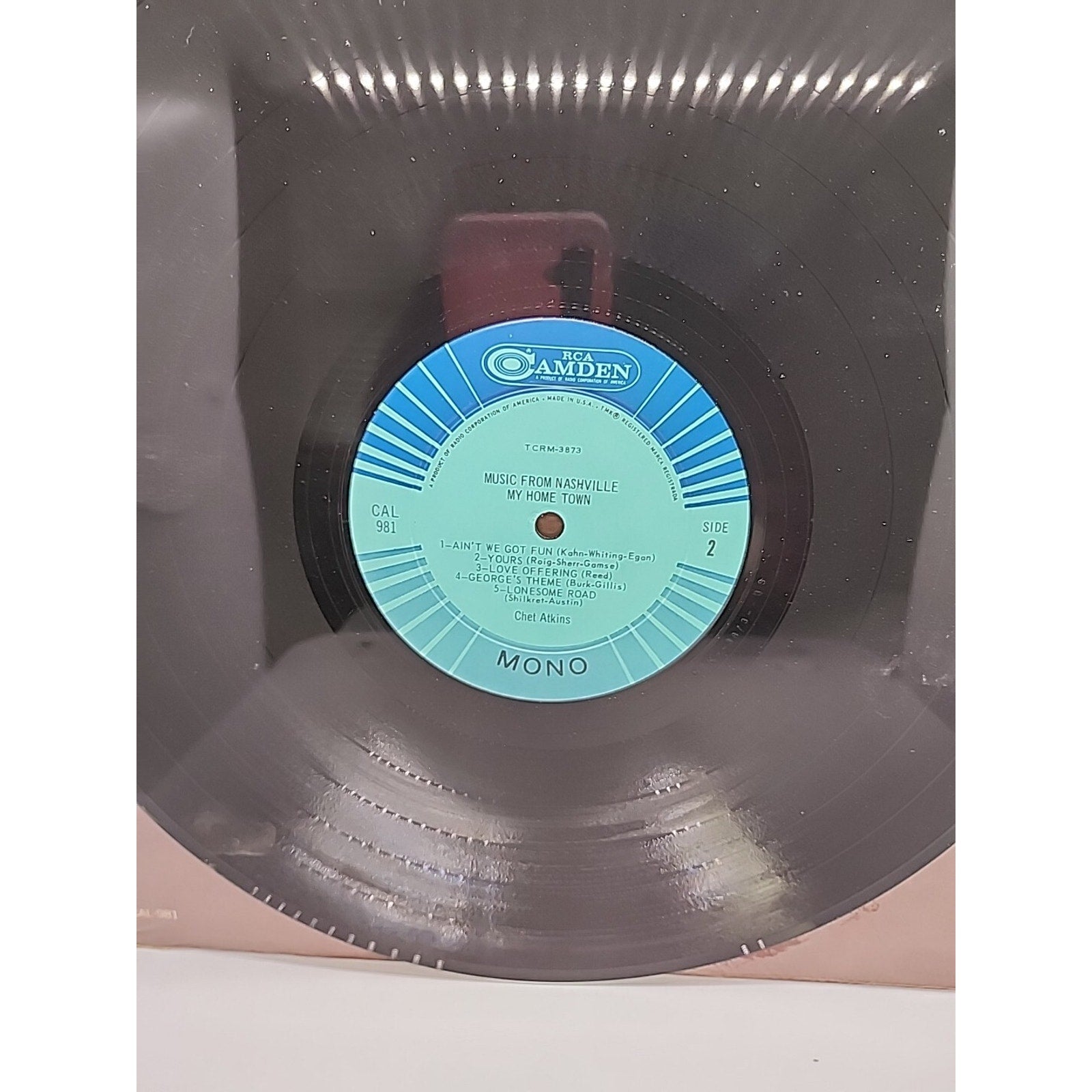 Chet Atkins - Music From Nashville My Home Town (Record)