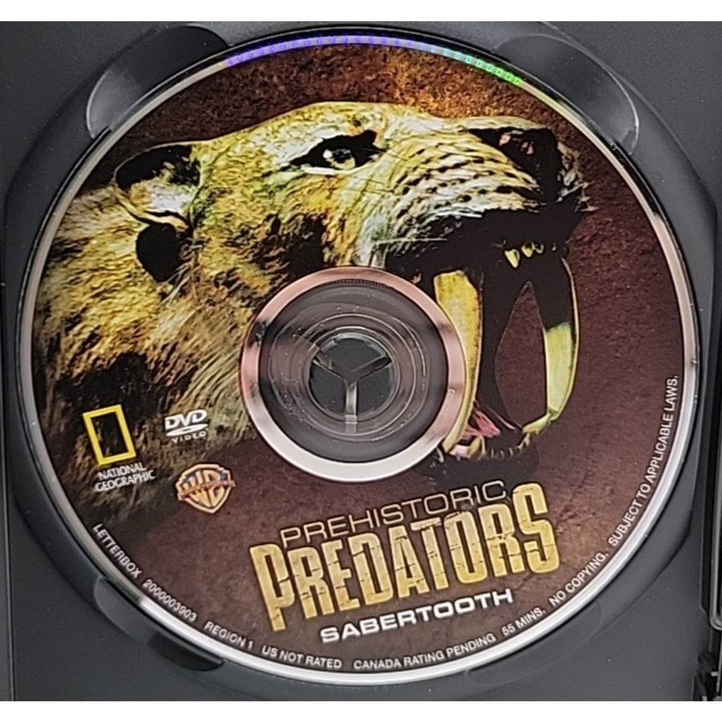 Prehistoric Predators Sabertooth (DVD, 2008) National Geographic Channel