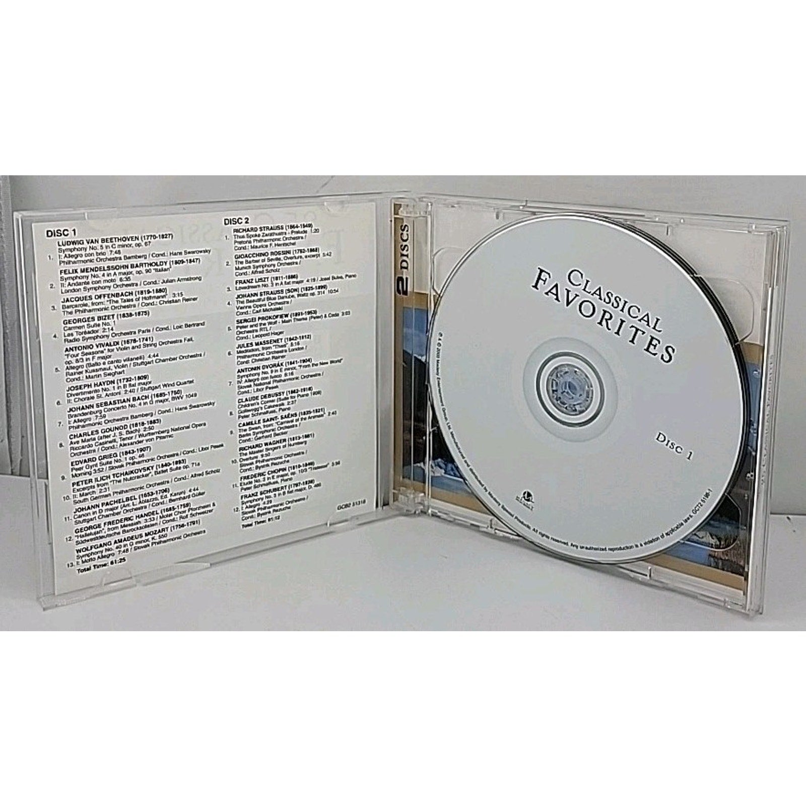 Golden Classics: 25 Classical Favorites - Music CD - 25 Classical Favorites 2 Cd