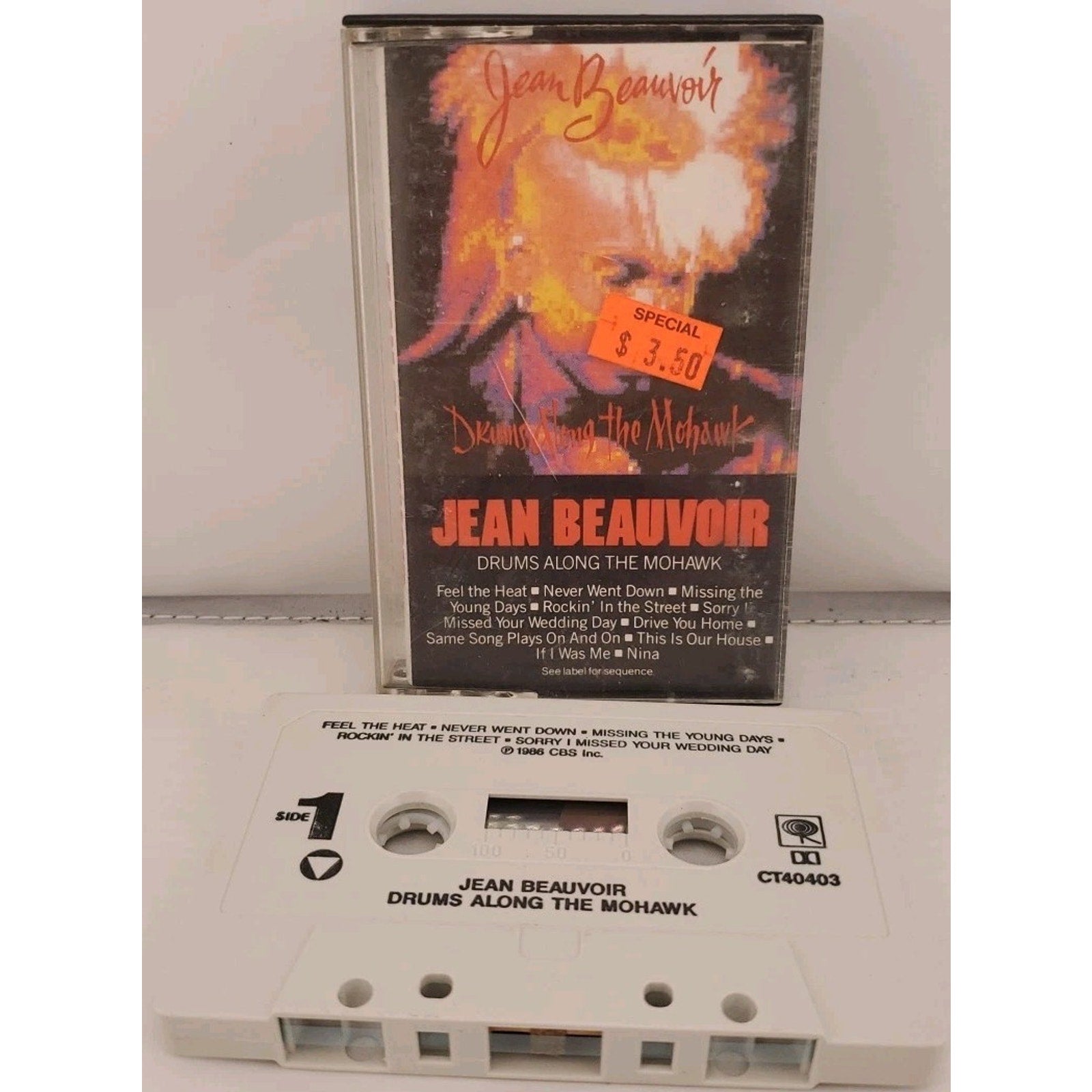 Jean Beauvoir Drums Along The Mohawk (Cassette)