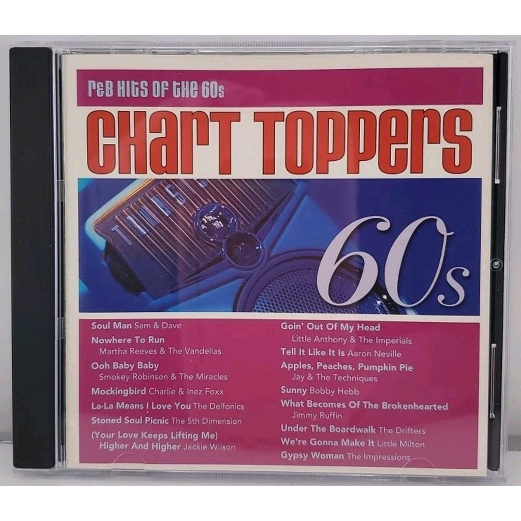 Chart Toppers: R&B Hits of the 60s by Various Artists (CD, May-1998, Priority)