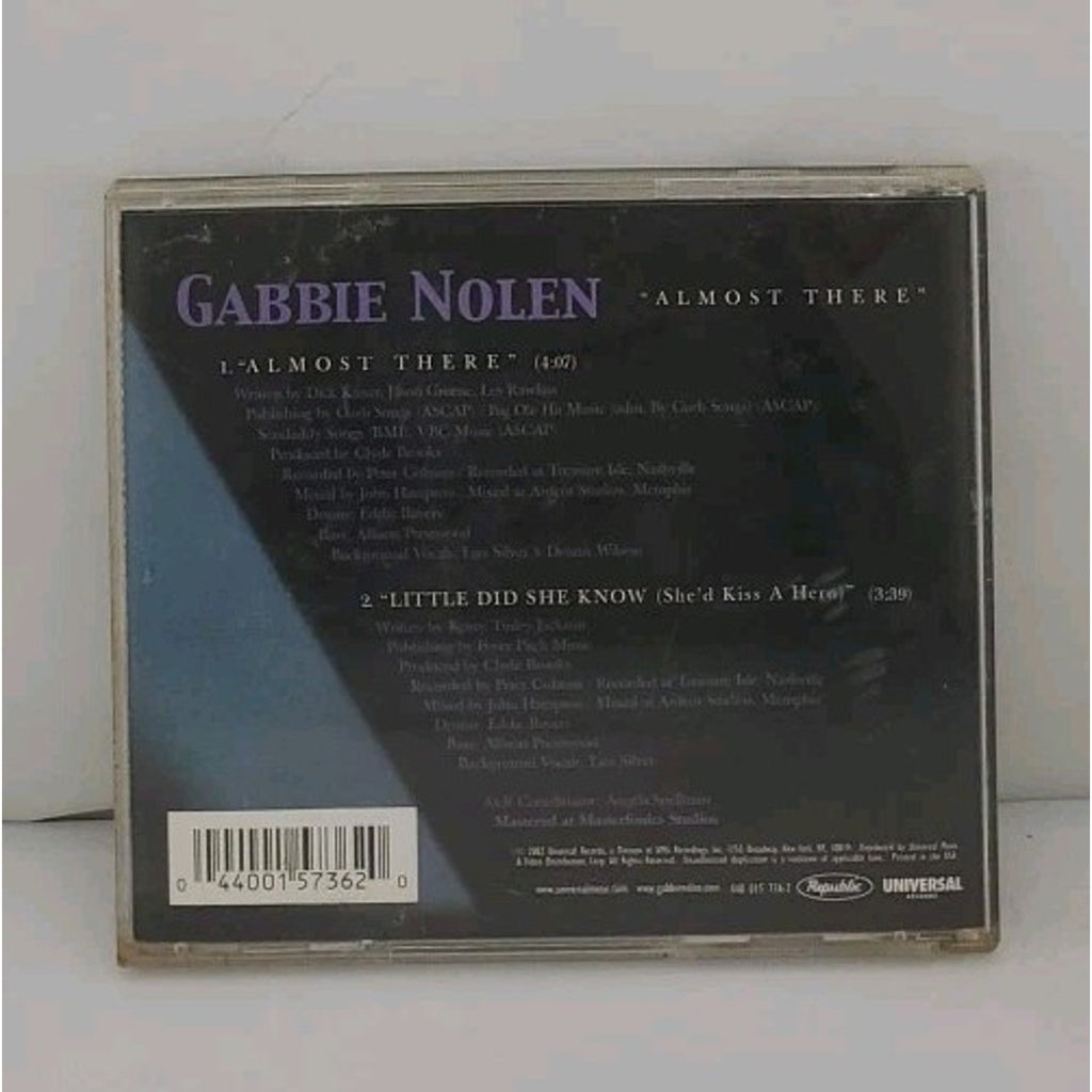 Almost there by Nolen, Gabbie (CD Single, 2002)
