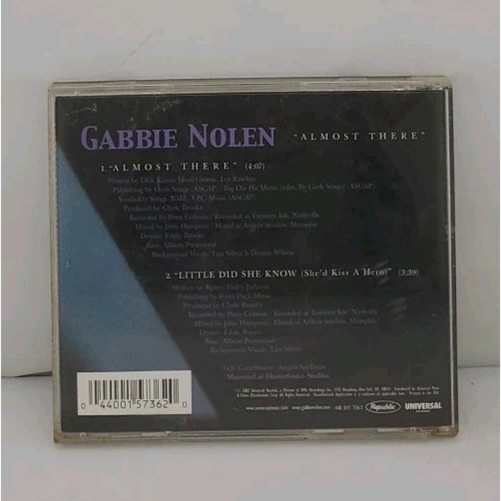 Almost there by Nolen, Gabbie (CD Single, 2002)