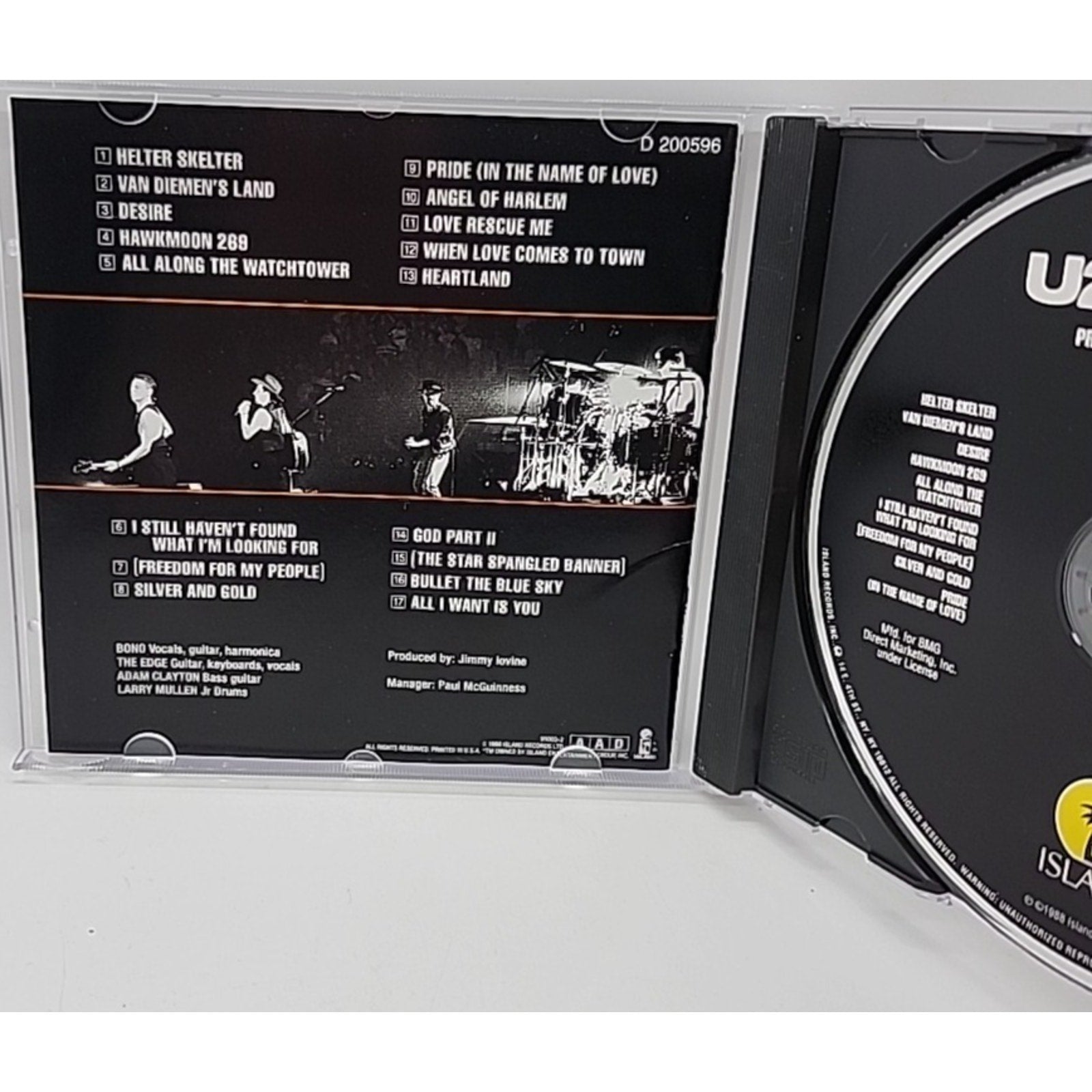 Rattle & Hum by U2 (CD, 1990)