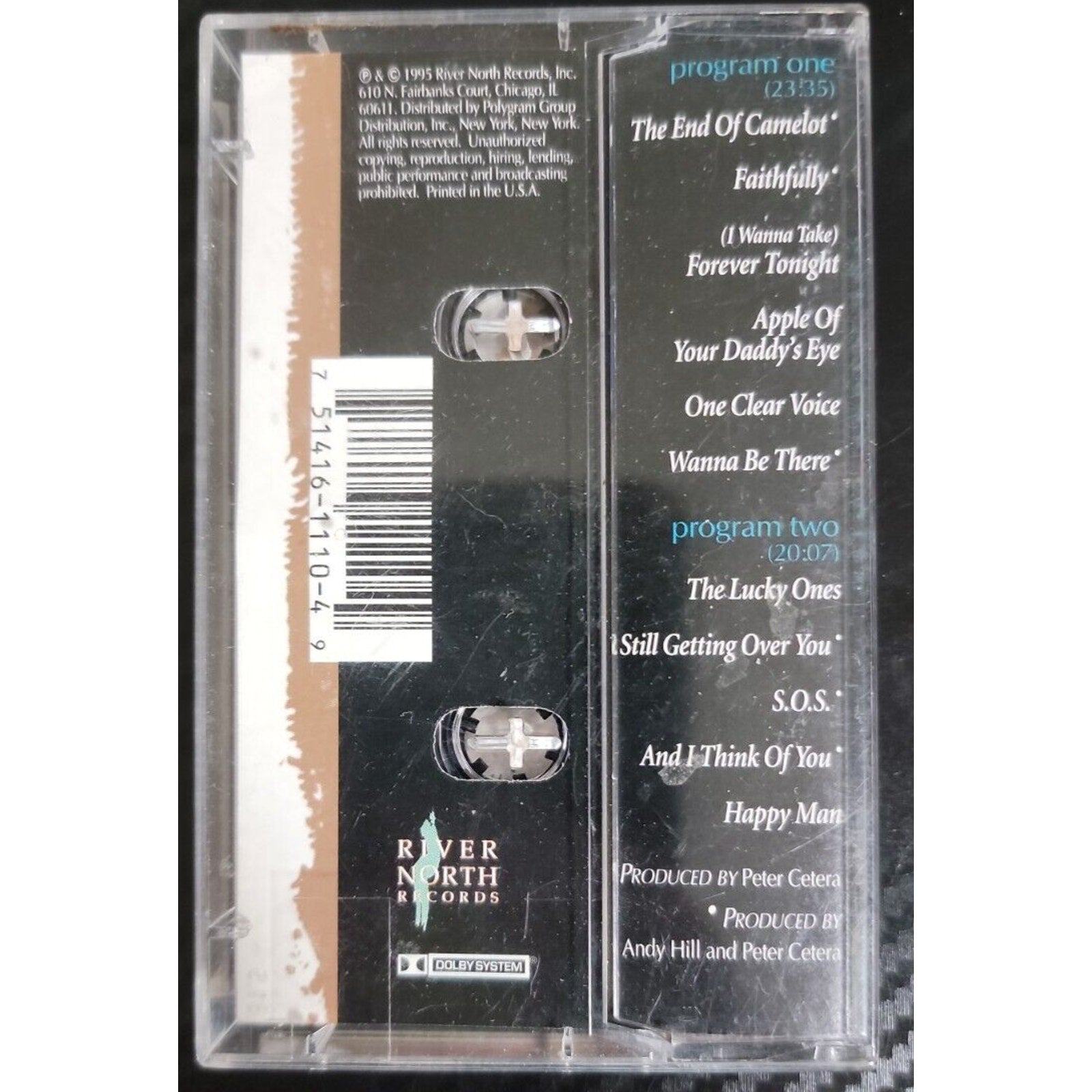 One Clear Voice by Peter Cetera (Cassette, Jul-1995, River North)