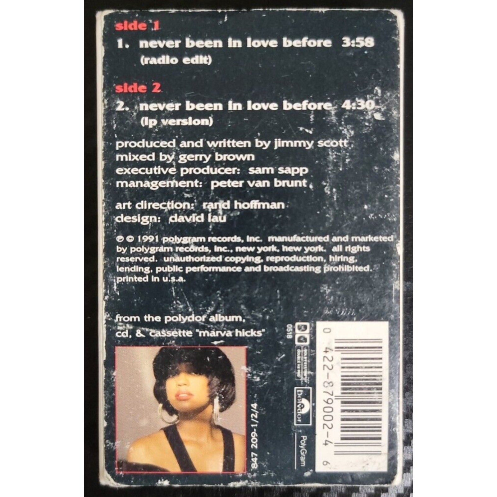 Never Been in Love Before [Vinyl Single] [Single] by Marva Hicks (Cassette,...
