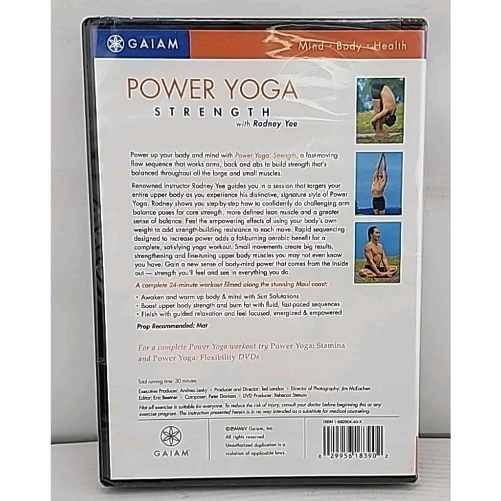 Power Yoga: Strength (DVD, 2004) *Brand New*