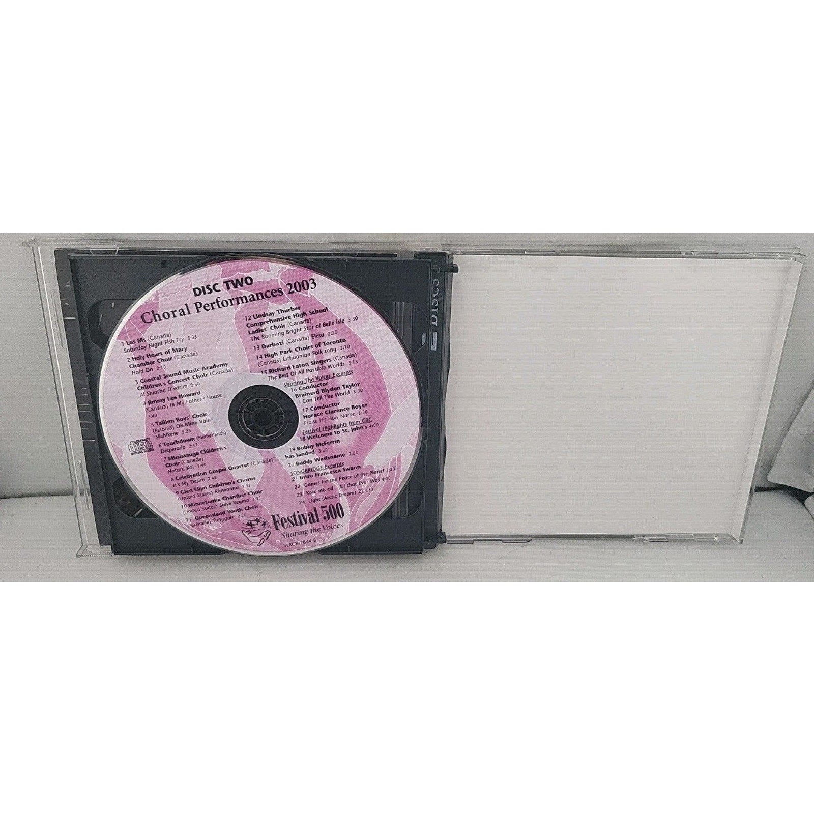 Festival 500 Sharing The Voices: Choral Performances 2003 CD
