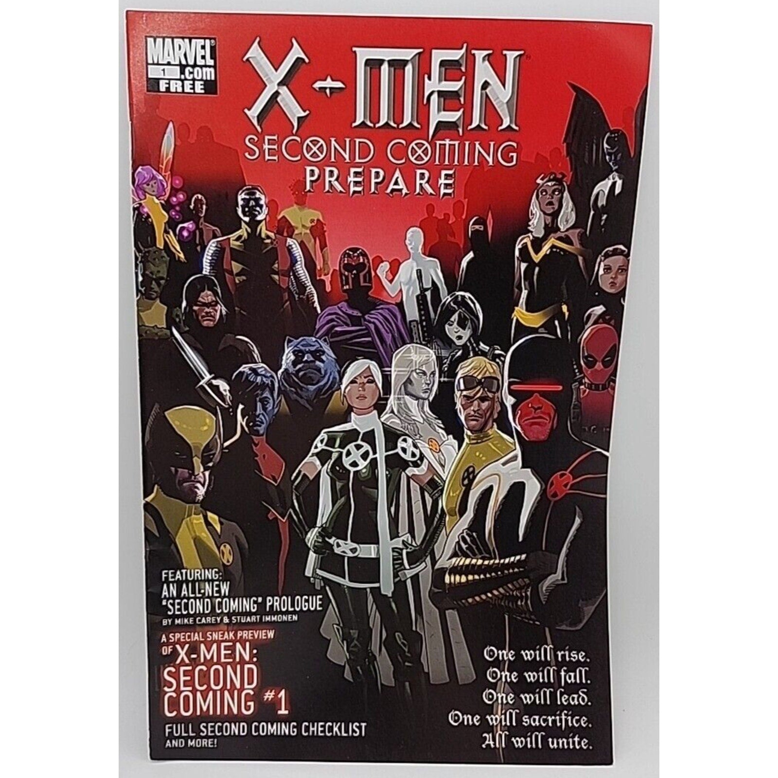 X-Men Second Coming Prepare #1 Comic Marvel 2010