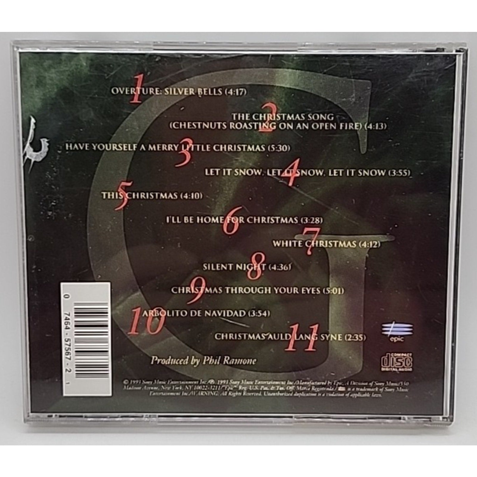 Christmas Through Your Eyes by Gloria Estefan (CD, Sep-2001, Epic)
