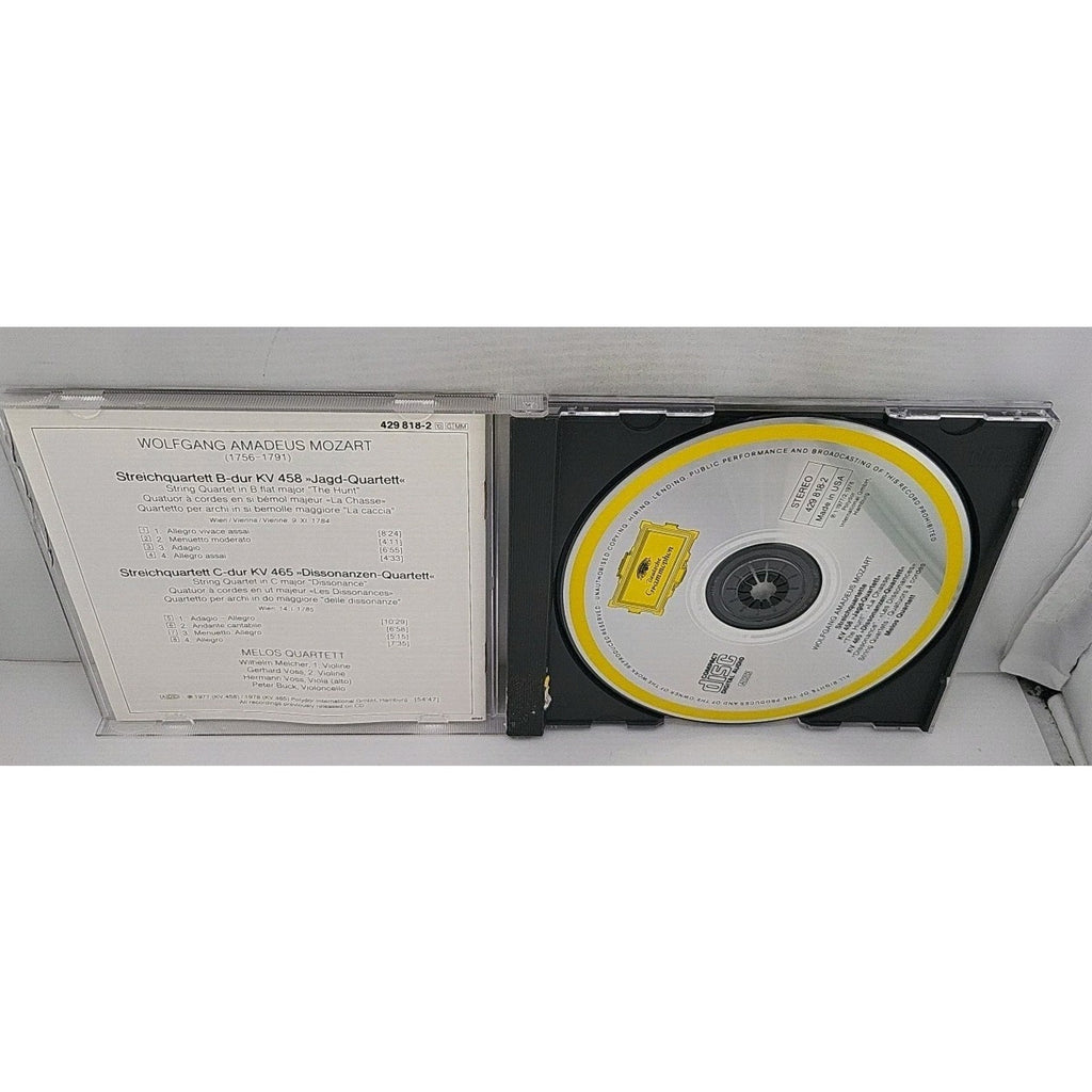 MOZART: String Quartets "The Hunt", "Dissonance" / Melos-Quartett (CD, DG)