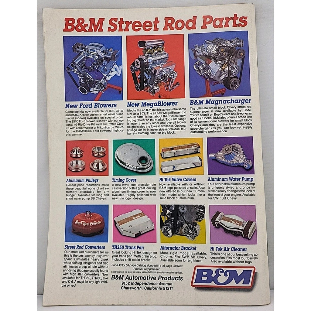 Street Rodder Magazine - January 1989 - Volume 18 No. 1