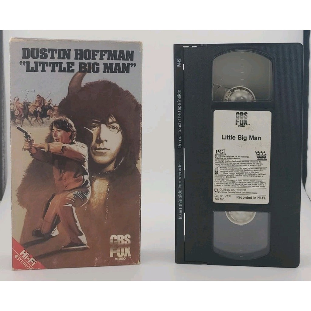 Little Big Man VHS Dustin Hoffman CBS Fox 1988