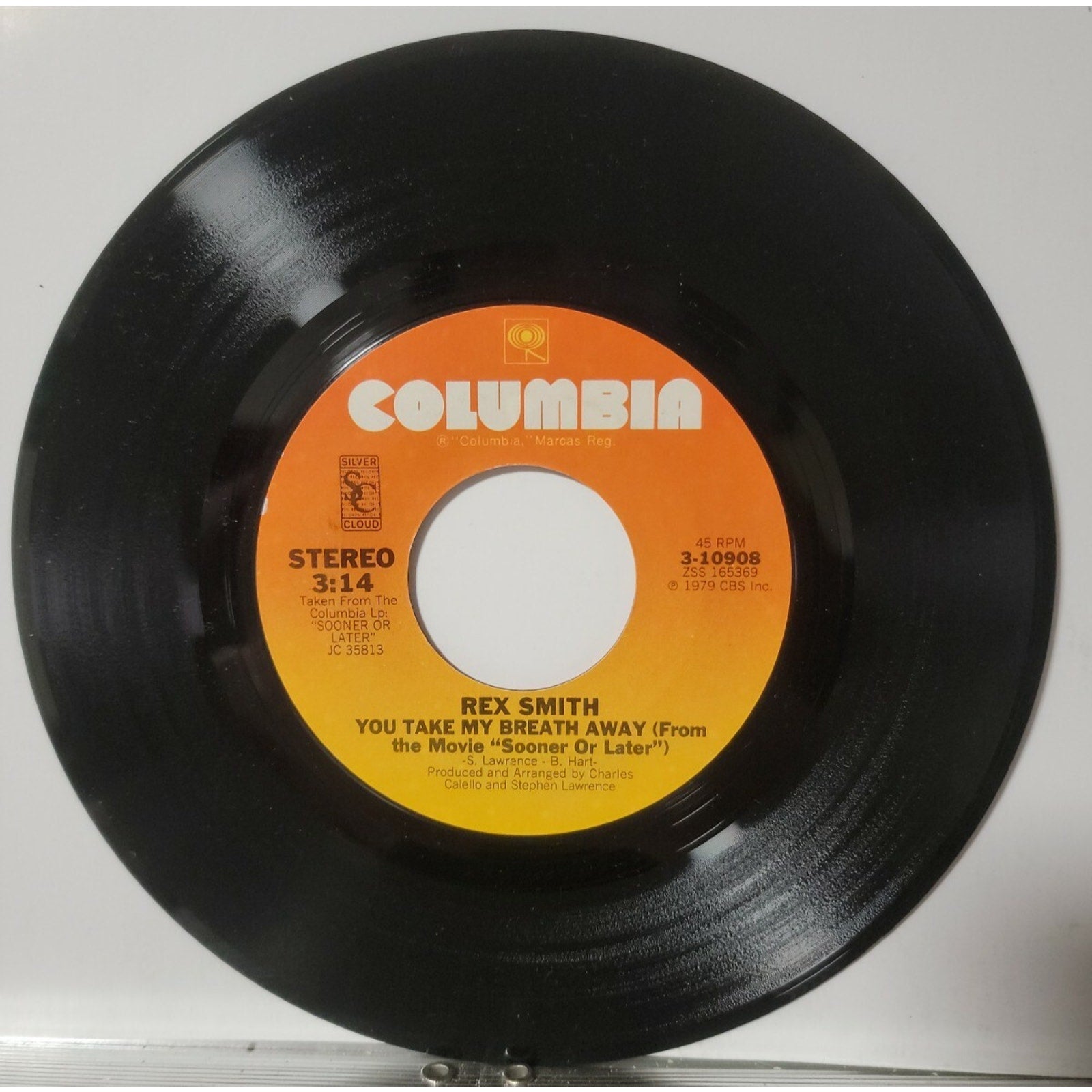 Rex Smith - You Take My Breath Away / You're Never Too Old To Rock & Roll...