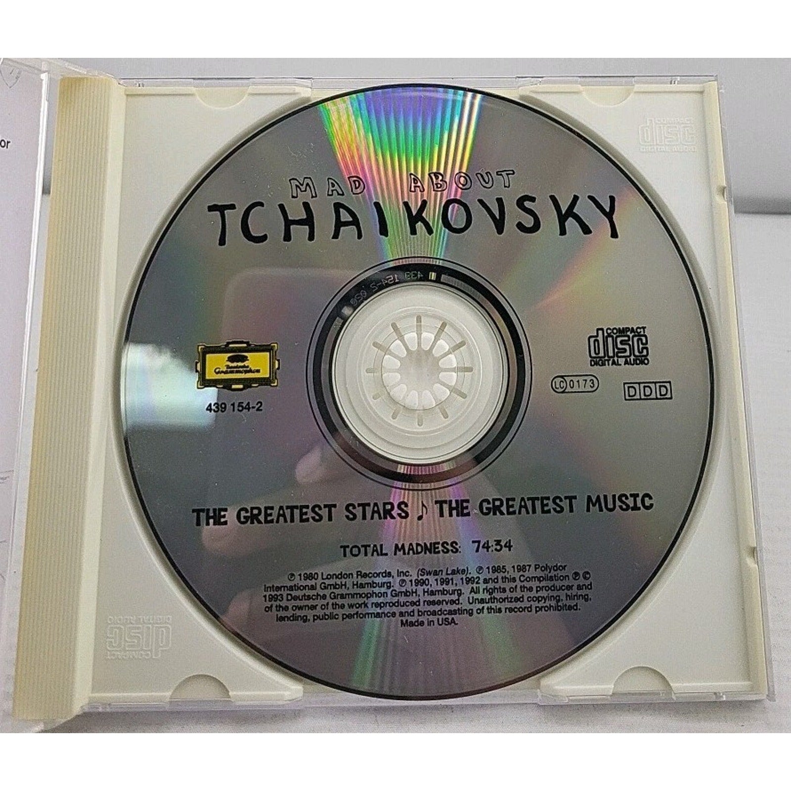 Mad about Tchaikovsky by Various (CD, 1993)