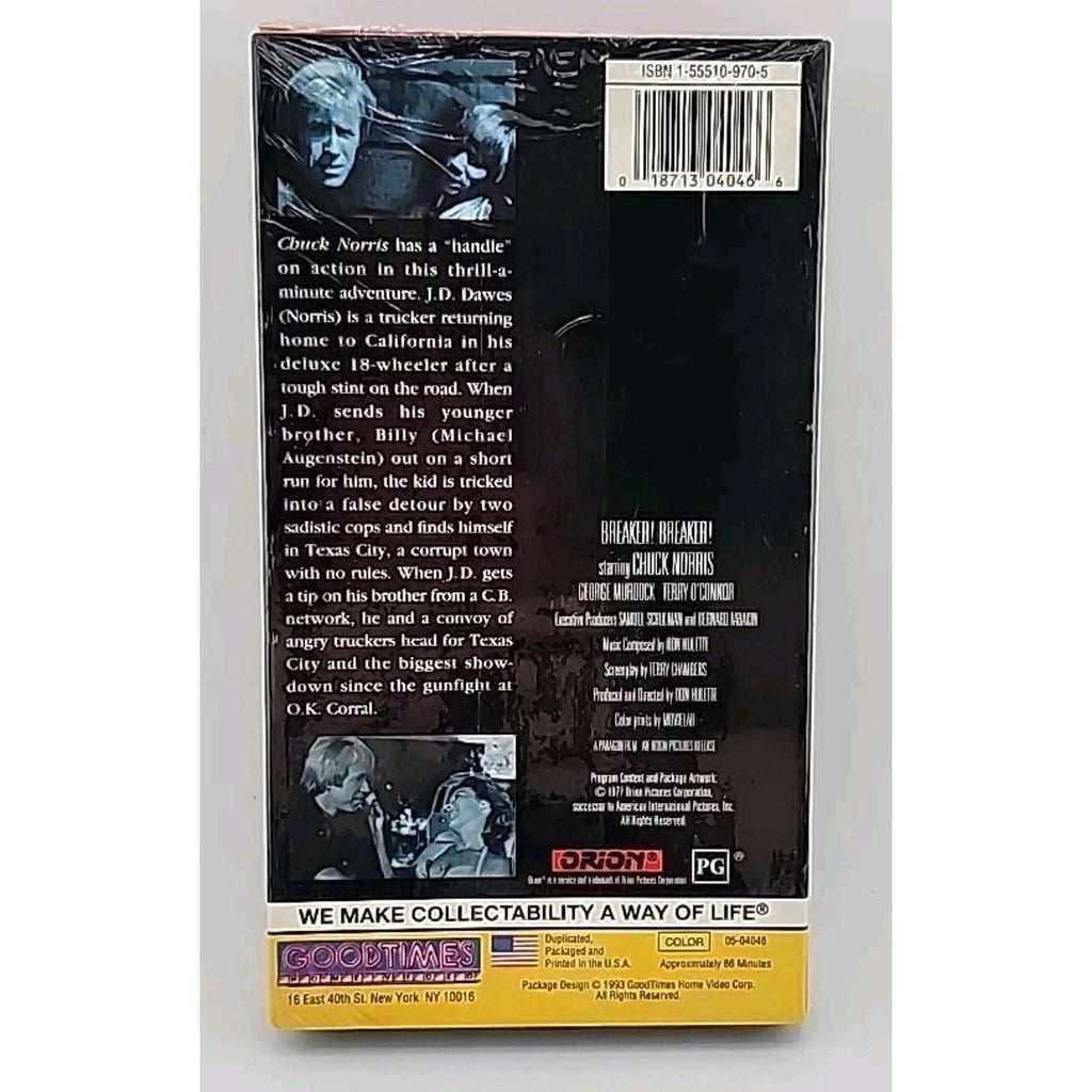 Breaker!, Breaker! (VHS, 1993) *Brand New*